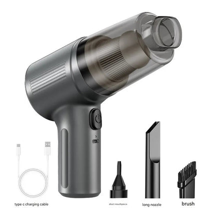 Cordless Handheld Car Vacuum 🚗 – Rechargeable Vacuum & Blower Combo