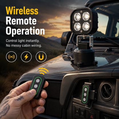 🏕️ 360° Magnetic LED Adventure Light – Adjustable Outdoor Illumination