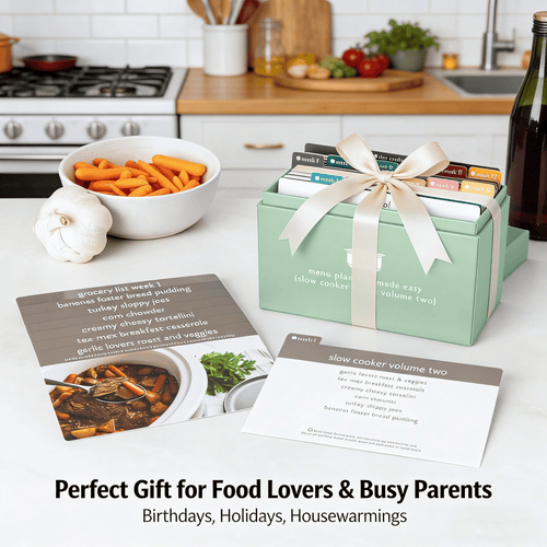 Easy Meal Planner Kit 🍽️ – 103 Photo Recipe Cards for Daily Cooking