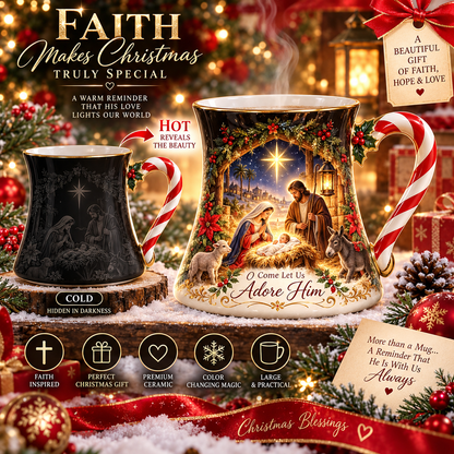 Christmas Magic Color-Changing Mug – Heat Reveal Holiday Gift