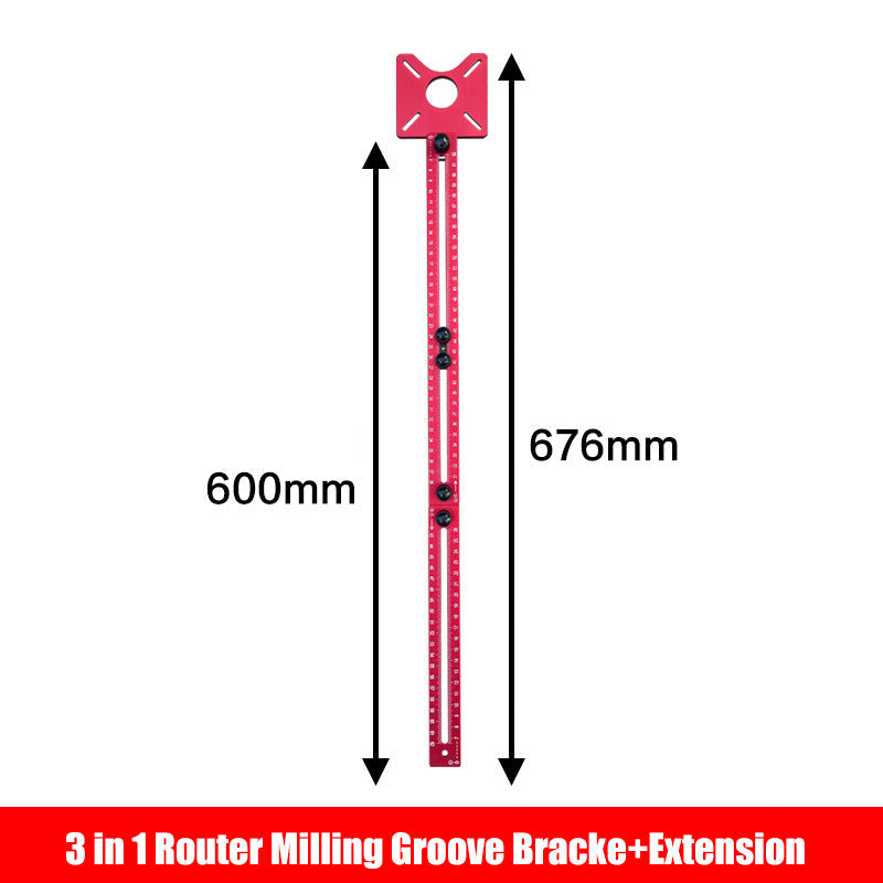 🛠️ 3-in-1 Precision Router Guide for Milling, Grooving & Trimming