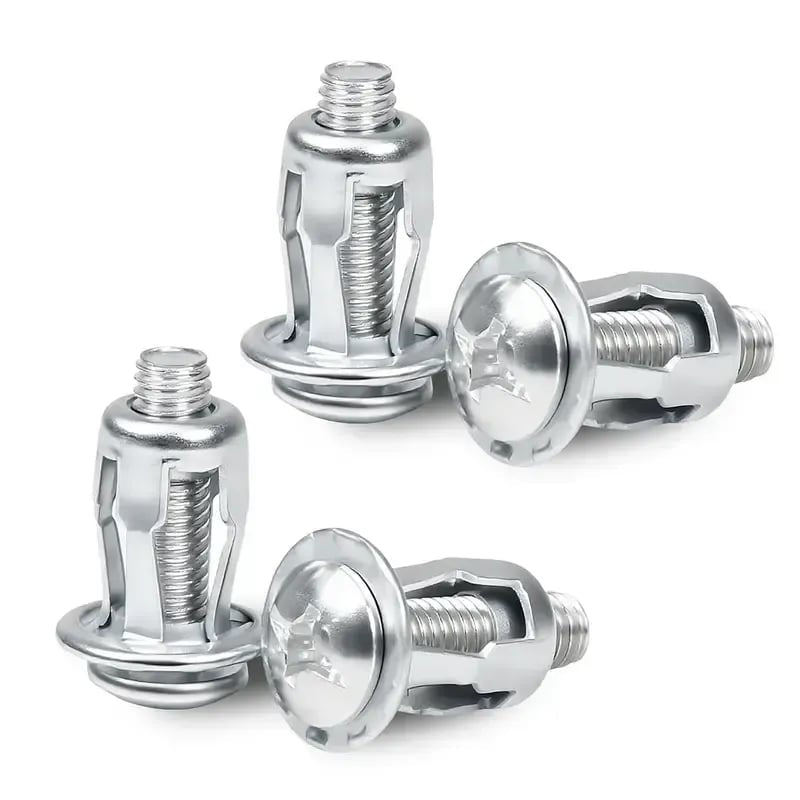 🔩 30/90-Piece Button Rivet Locking Nut Kit – Secure Snap Fastener Set