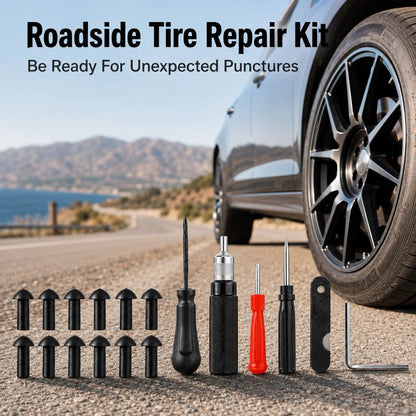 Mushroom-Style Tire Plug Kit 🍄 – Compact Roadside Puncture Repair | Free Shipping