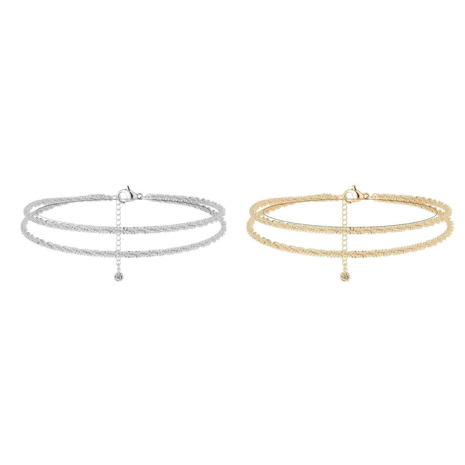 🎁Final Day: Only $15.99🎉🔥Dainty Layered Anklet For Women