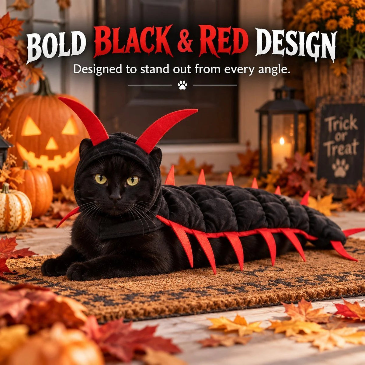 😹Creepy-Cute Cat Centipede Costume – Watch Those Legs Wiggle 🎃