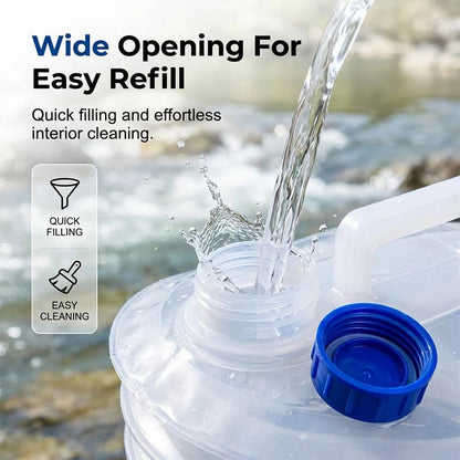 💧🏕️ Collapsible Water Container with Spigot – Easy Storage, Ready When You Need It