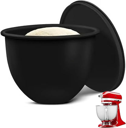 🥣 Food-Grade Silicone Mixer Bowl Liner – Reusable Kitchen Accessory in Red
