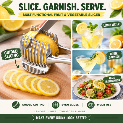 Multi-Blade Vegetable Slicer 🥕 – Handy Kitchen Food Prep Tool