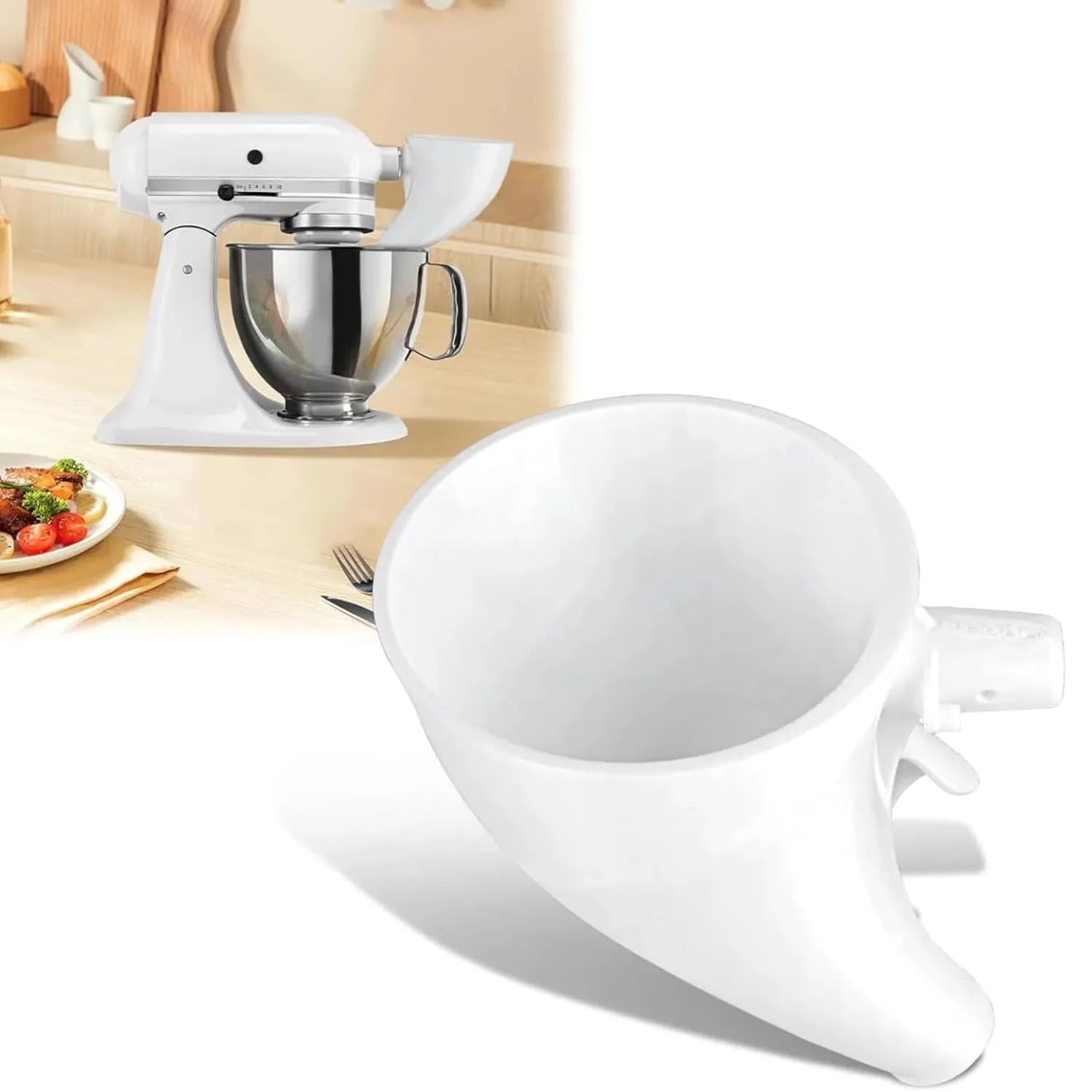 ✨Flour Funnel for Kitchen Aid Stand Mixer