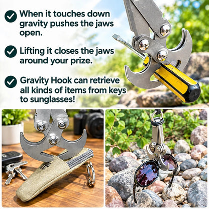 Heavy-Duty Mountaineering Grappling Hook 🏕️ – Versatile Outdoor Utility Tool