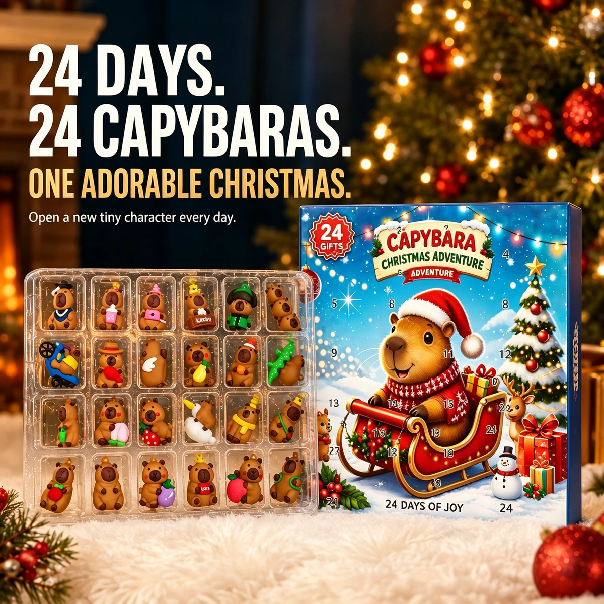 Capybara Christmas Advent Calendar 2026