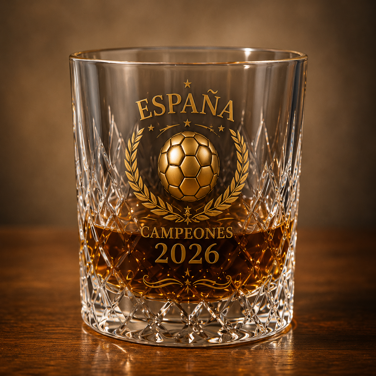 🏆España Champions Legacy Whiskey Decanter Set – Commemorative Football Collector Gift