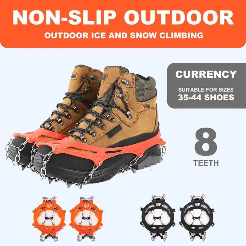 Winter Shoe Traction Cleats ❄️ – Anti-Slip Ice Grips for Snowy Walks & Hiking