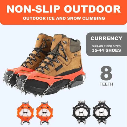 Winter Shoe Traction Cleats ❄️ – Anti-Slip Ice Grips for Snowy Walks & Hiking