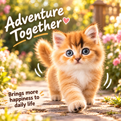🎄49% OFF🐱🐾 Golden Buddy™  🎄49% OFF🐱🐾 Golden Buddy™  Realistic Robot Kitty – Interactive Walking & Meowing Companion