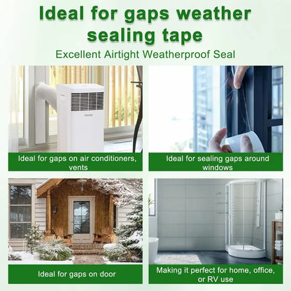 Waterproof Window Seal Tape 🪟 – Removable Draft & Leak Protection