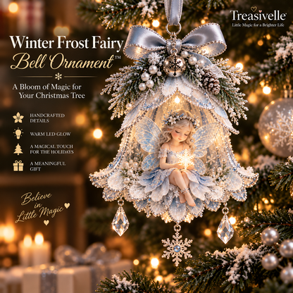 🧚‍♀️Christmas Fairy Bell Ornament ✨ – Delicate Woodland-Inspired Tree Decor