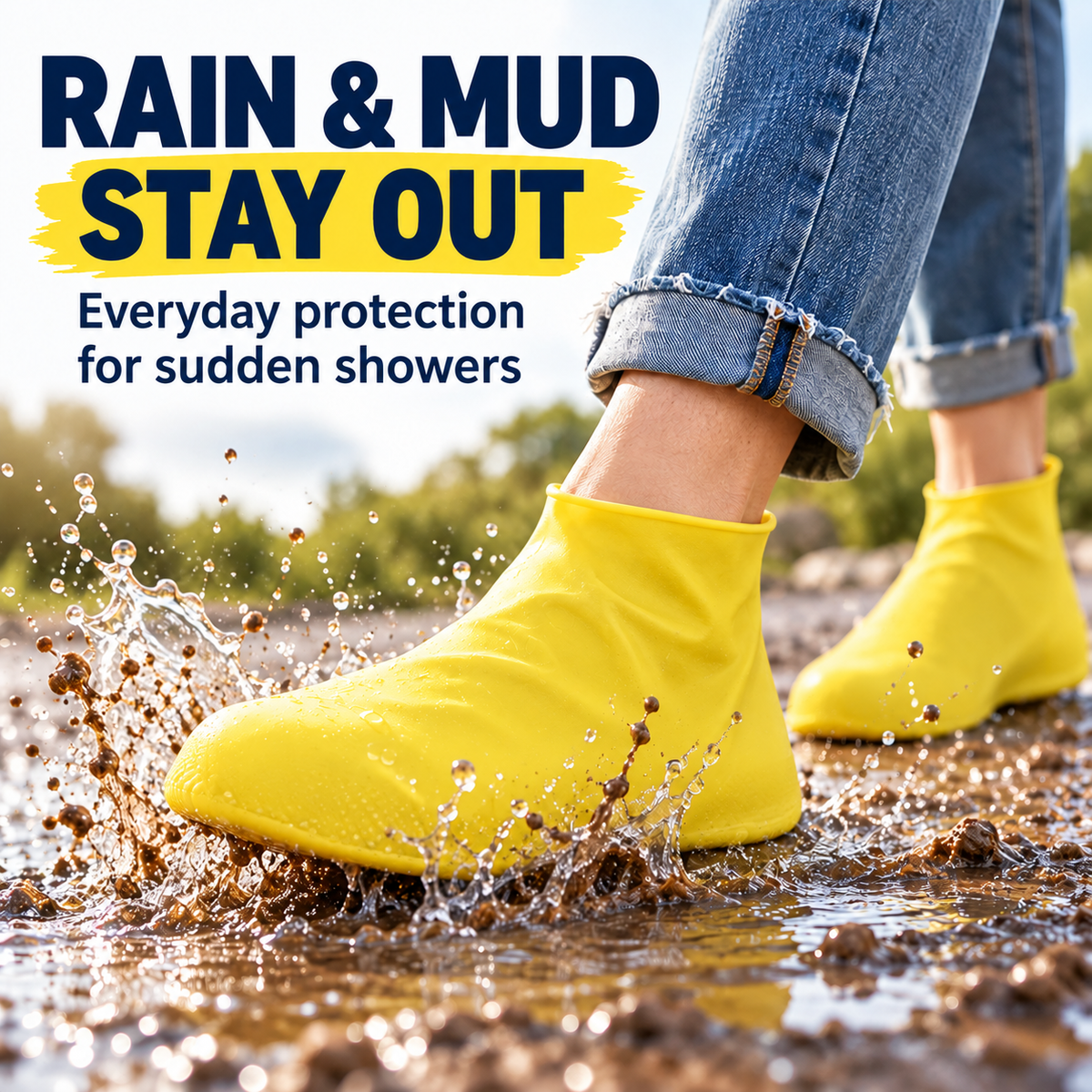 🌧️👟 Waterproof Shoe Covers – Don’t Let Rain Ruin Your Shoes☔