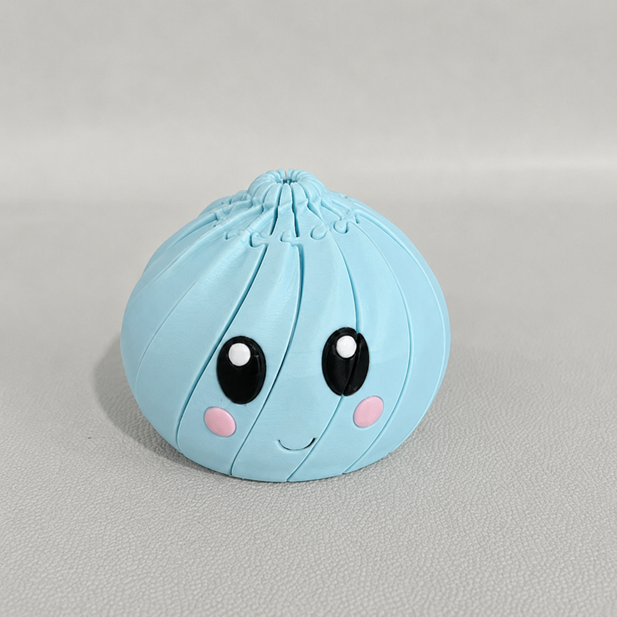 🌀 3D Printed Telescopic Fidget Dumpling - Cute Kawaii Collapsible Spiral Desk Toy & Stress Reliever