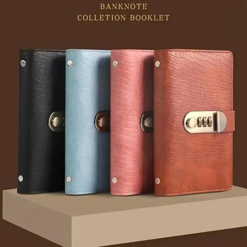 💵 World Currency Collection Book – 100 Transparent Banknote Pockets