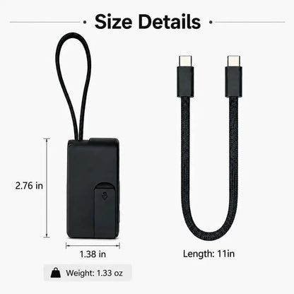🧳 Pocket Tech Organizer Kit – Multi-Connector Charging & Data Travel Companion
