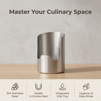 🍴✨ Stainless Steel Utensil Organizer – Rust-Resistant, Durable & Easy to Clean