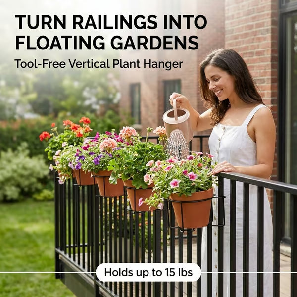 🔥2026 Hot Sale - Railing Plant Hanger🌸Easily create your dream garden.🌸