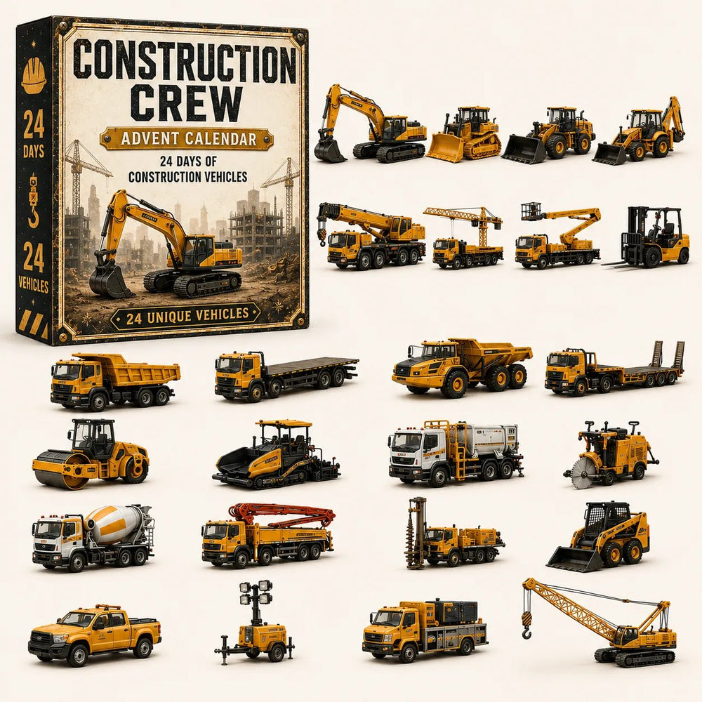 Construction Crew vehicle Advent Calendar
