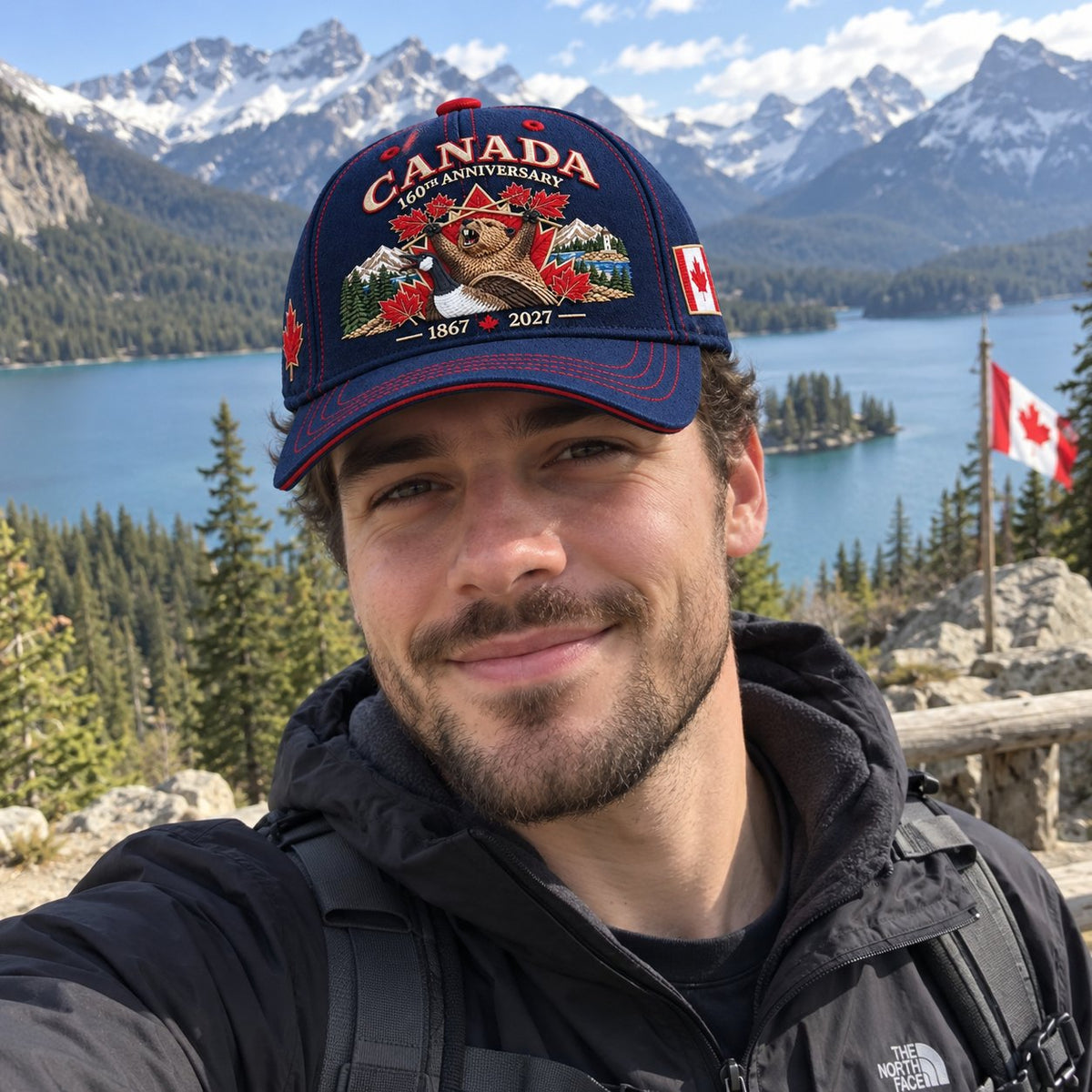 🍁 Canada 160th Anniversary 1867–2027 – Premium Embroidered Heritage Cap100% Cotton • Detailed Embroidery • Comfortable Fit