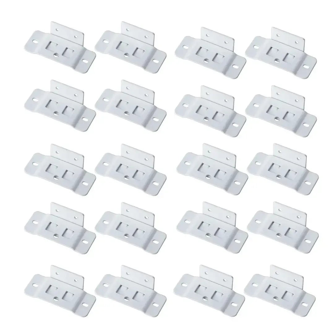 8-Pack L-Shaped Corner Brackets 🔩 – Heavy-Duty Furniture Repair with Screws