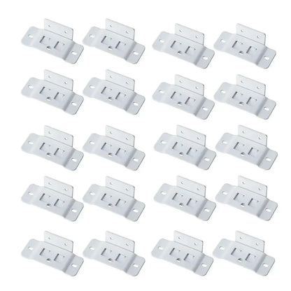 8-Pack L-Shaped Corner Brackets 🔩 – Heavy-Duty Furniture Repair with Screws