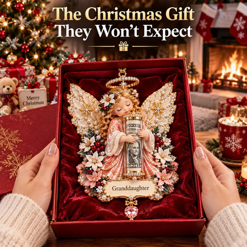 3D Angel Christmas Cash Gift Ornament – 6 Keepsake Designs