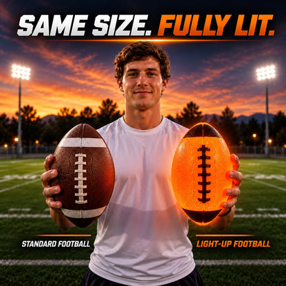 Light-Up LED Football 🏈 – Glowing Ball for Evening Play