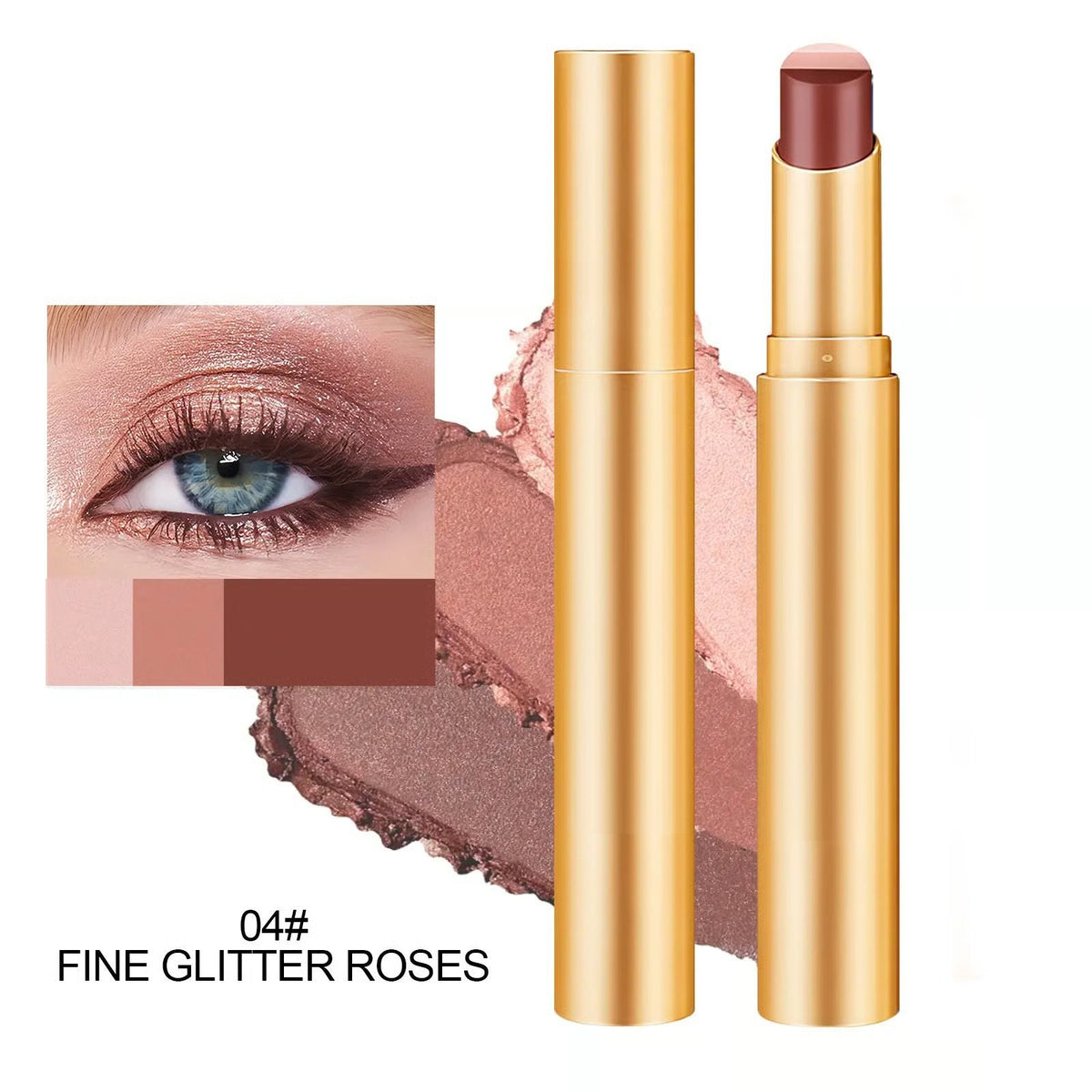 ✨Creamy 3-Color Eyeshadow Stick – Swipe, Blend & Go ✨