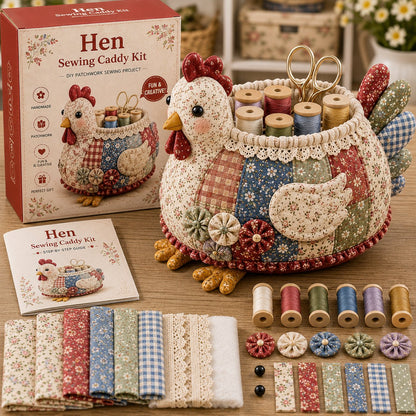 🧵 DIY Patchwork Animal Sewing Caddy Kit