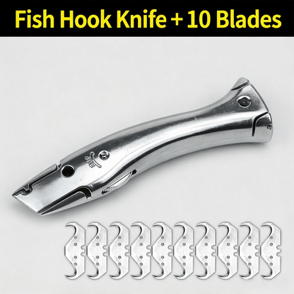 🔪 Precision Hook Utility Knife — Heavy-Duty PVC & Vinyl Flooring Cutter