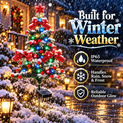 ✨ Last Day – 49% OFF🎄 Solar Cedar Christmas Tree Lights