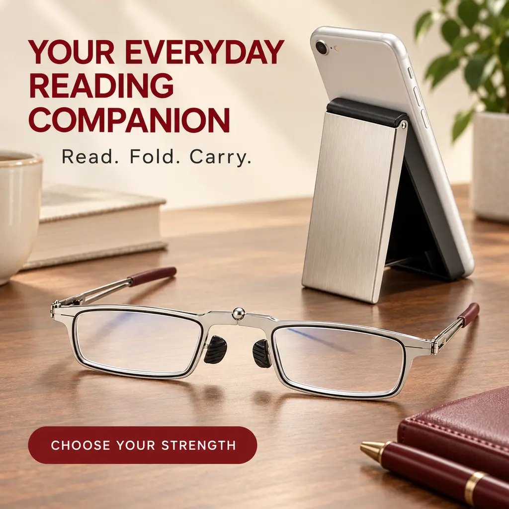 Portable Folding Pocket Reading Glasses
