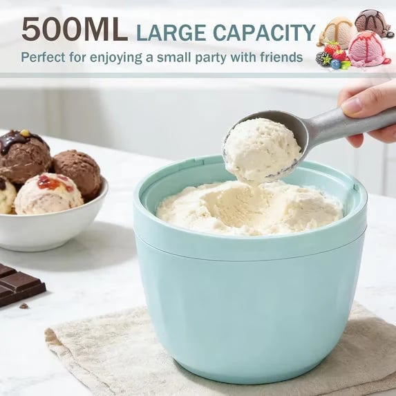 🍦 Personal Ice Cream Maker – Mini Frozen Dessert Machine for Homemade Treats