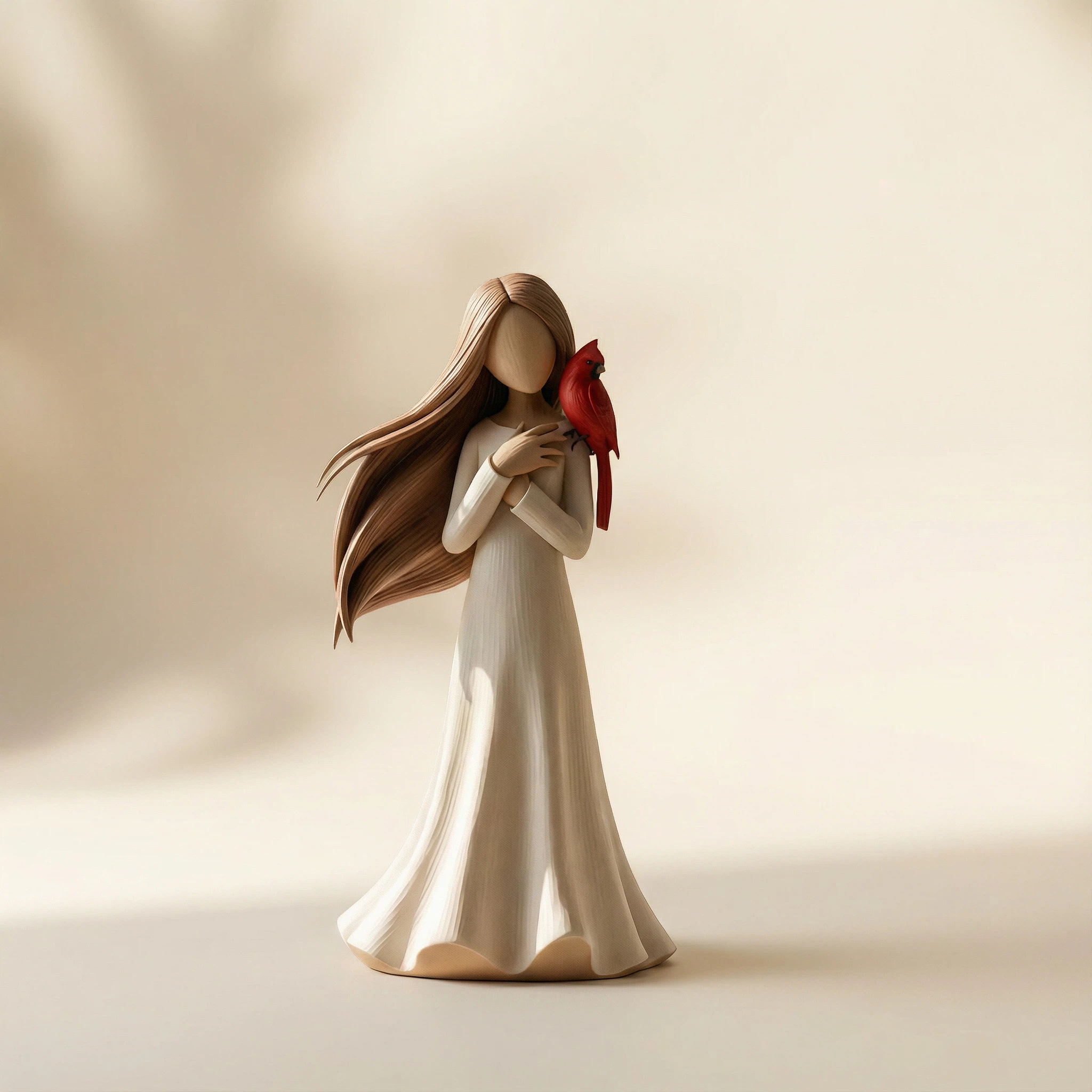 Cardinal Remembrance Love Serenity Figurine