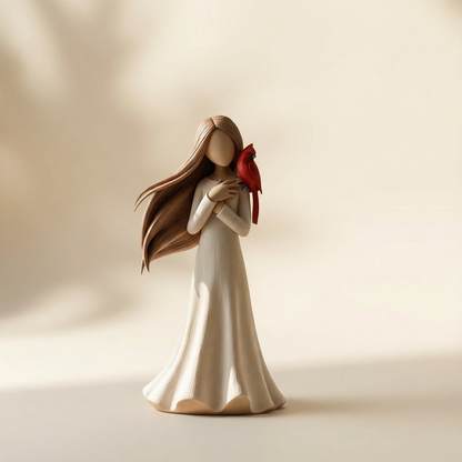 Cardinal Remembrance Love Serenity Figurine