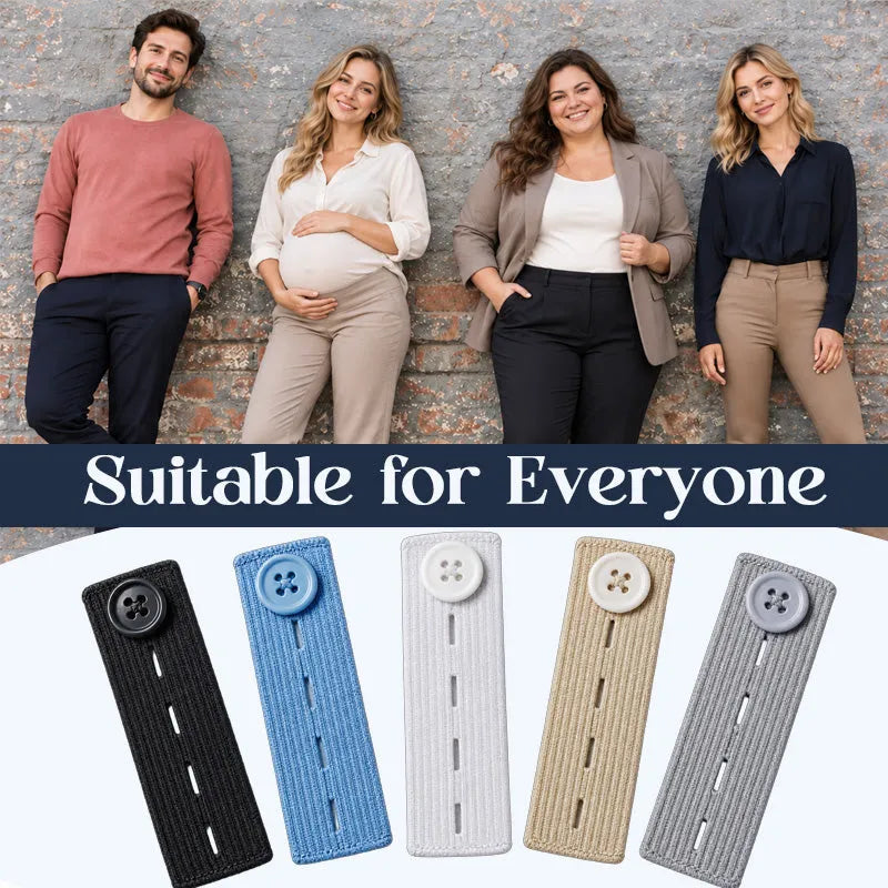 👖 5-Piece Waistband Extender Buttons – Adjustable Fit for Everyday Comfort