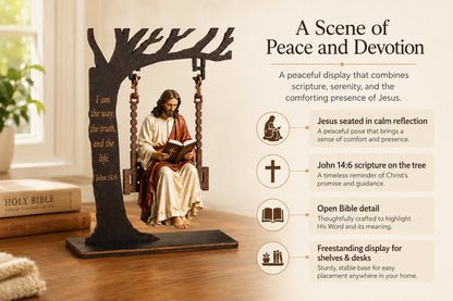 ✝️🔥Last Day 49% OFF - ✝️📚Christian Jesus Swing Ornament