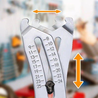 Nut & Bolt Head Measuring Gauge 🔩 – Quick Fastener Size Checker
