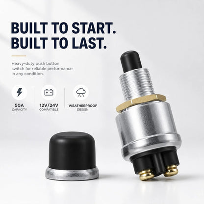 💯Heavy-Duty Engine Start Push Button Switch