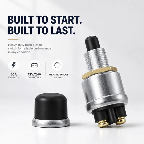 💯Heavy-Duty Engine Start Push Button Switch