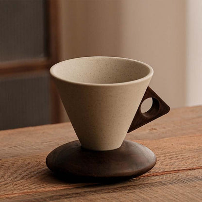 ☕Unique ceramic coffee cup – luxury for your coffee time