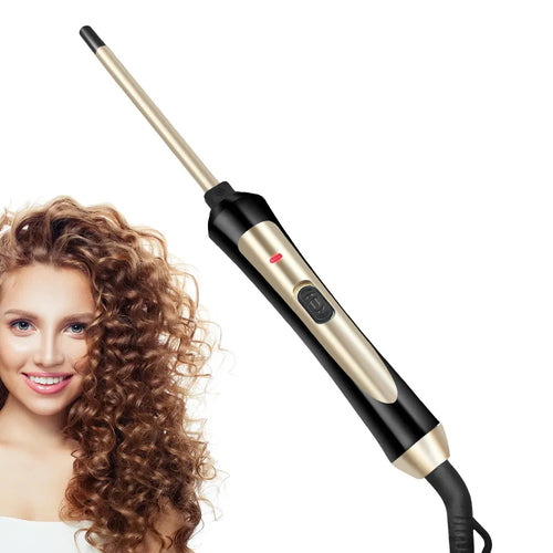 ​🏆Flash Sale⚡Ultra-Thin Titanium Curling Wand for Voluminous Curls & Waves