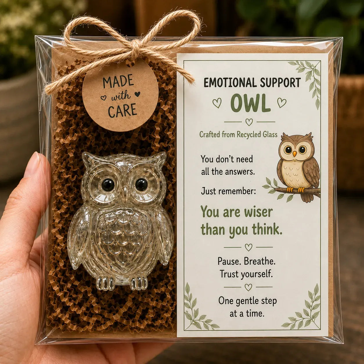 🌸🐝🦛 Emotional Support Animal Gift Set – A Meaningful Little Reminder That You Matter 💕