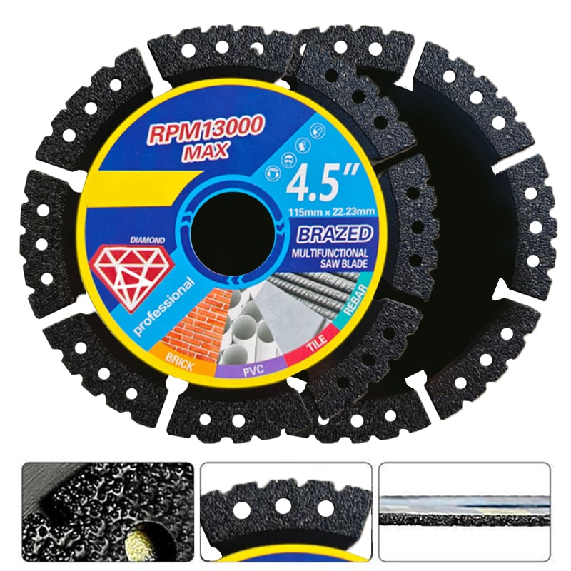 4.5" Multi-Material Diamond Cutting Blade 💎 – Heavy-Duty Saw Disc